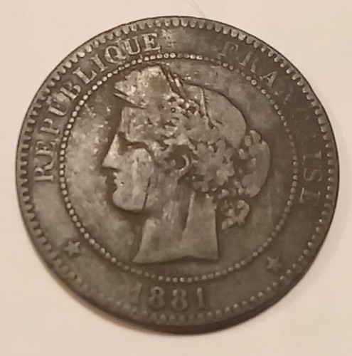 Centimes cérès 1881 - centimes, a