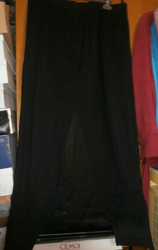 Pantalon noir avec pans - , en