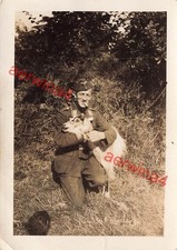 Soldat allemand avec chèvre