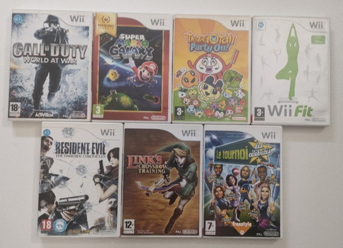 Lot jeux nintendo wii - lot,