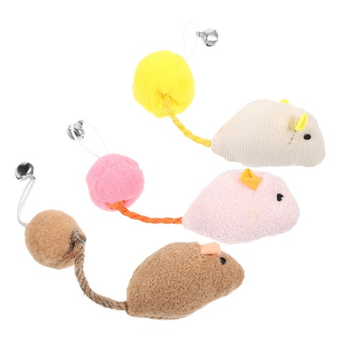 3pcs chat jouet petites - , souris