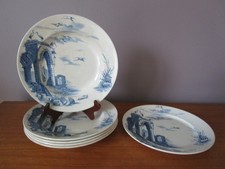 Série 6 Assiettes  1 Plate &