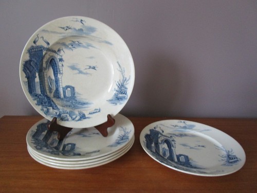 Série assiettes plate - série, &