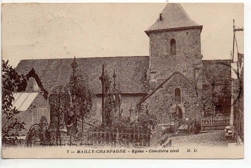 Mailly champagne marne cpa - champagne,