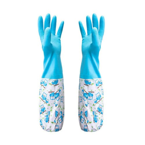 Paire gants caoutchouc - de, de