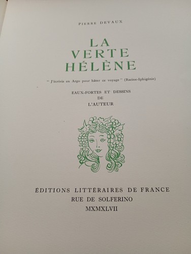 Verte année pierre - verte, devaux
