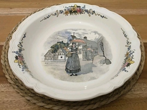 Ancien plat saladier - saladier, alsace