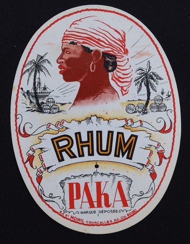 Ancienne étiquette rhum - ancienne,
