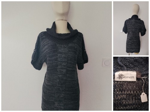 Pull bleu gris - pull, /