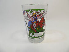 HE-MAN/MAITRES DE L UNIVERS/MUSCLOR ET SON TIGRE/1985/MATTEL/VERRE A MOUTARDE