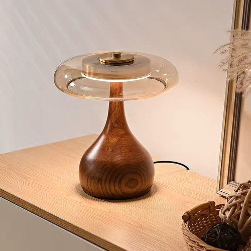 Luxury mushroom desk lamp - mushroom, led