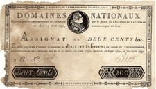 FRANCE banknote 200 Livres