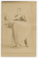 CARTE PHOTO, un couple la