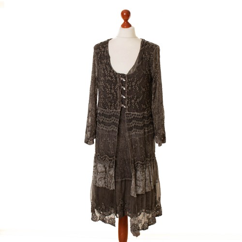 Robe grise femme elisa - robe,