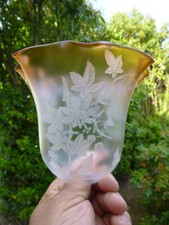 TULIPE DE LAMPE A PETROLE /