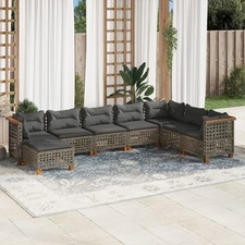 Salon de jardin 8 pcs avec