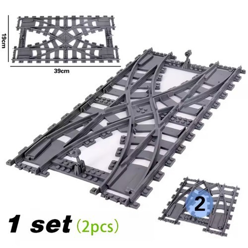 Double aiguillage rails - aiguillage, –