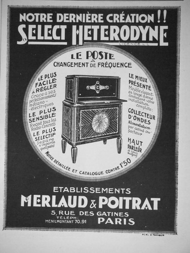 Publicité 1927 merlaud - 1927, &