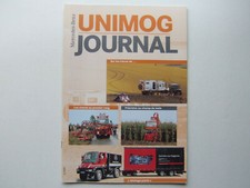 Catalogue, brochure, camion, truck, Mercedes Benz Unimog Journal, Février 2001