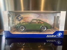 PORSCHE 911 CARRERA 3.0 SC VERT OLIVE GREEN SCALE 1/18 SOLIDO