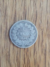 France Pièce De 1 Franc Louis Philippe I 1848 A Paris En Argent P2762