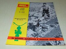 Prospectus brochure motoculteur motobineuse AGRIA BABY type 2100   5 CV  1964