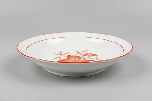 Grand plat creux - en, porcelaine