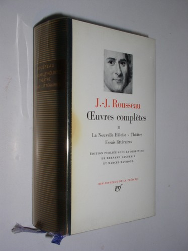 Rousseau oeuvres - j.-j.,