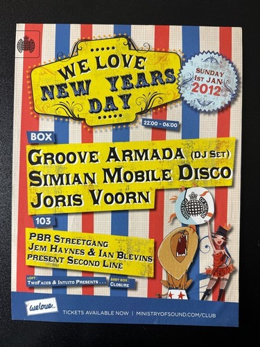 Ministry sound new year - ministry, of