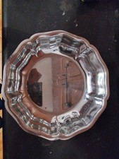 Plat en inox rond à servir