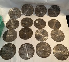 Huge Lot Of Rare Antique Discs