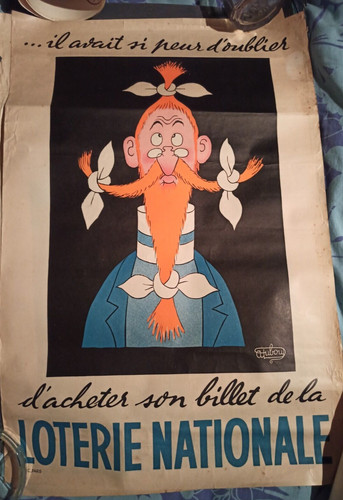 Rare affiche dubout - affiche,