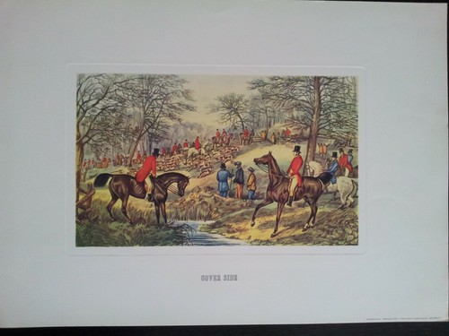 Gravure lithographie chasse - gravure,