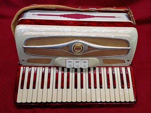 Vintage crown accordion made - crown,