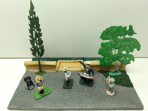 Diorama les petits bateaux - -,