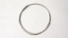 Ancien Torque rond en argent