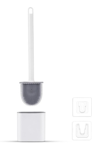 Brosse silicone souple - wc,