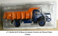 Berliet n° 1 GLM 10 Benne de chantier Carrières de l'Esterel Fréjus 1/43ème