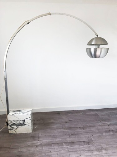 Ancienne lampadaire type arco - ancienne,