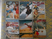 lot de 6 cartes postales Ed. NUGERON années 80 : themes TOURISME