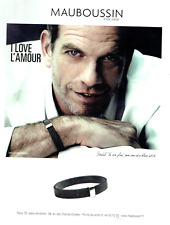 Publicité Advertising 0124 2012  Mauboussin  I love l'amour Garou