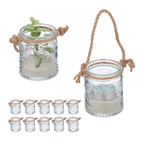 Photophores lanternes verre - en,