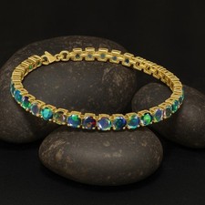 Bracelet tennis en or massif