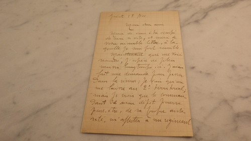 1915 eugene rey lettre - rey, (lettre