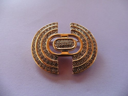 Bijoux broche agatha - bijoux, dore