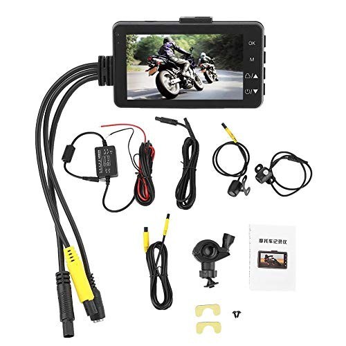 Caméra moto double objectif