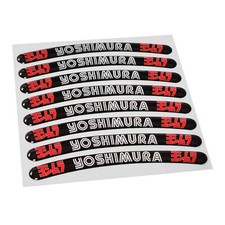 MF8180 Adhésifs Roues 3D Gel Yoshimura Universel Moto Scooter Cross E-Bike