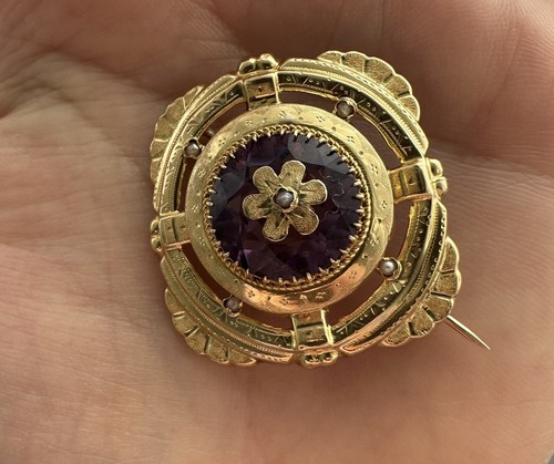 Broche napoléon iii or - iii, en