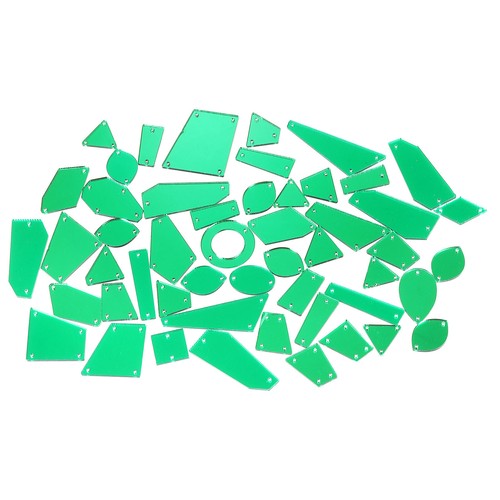 50pcs strass coudre miroir - 50pcs,