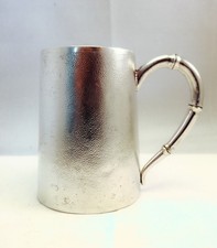 CHINESE EXPORT SILVER MUG, Poinçon WH90, Tasse En Argent Massif Chinois
